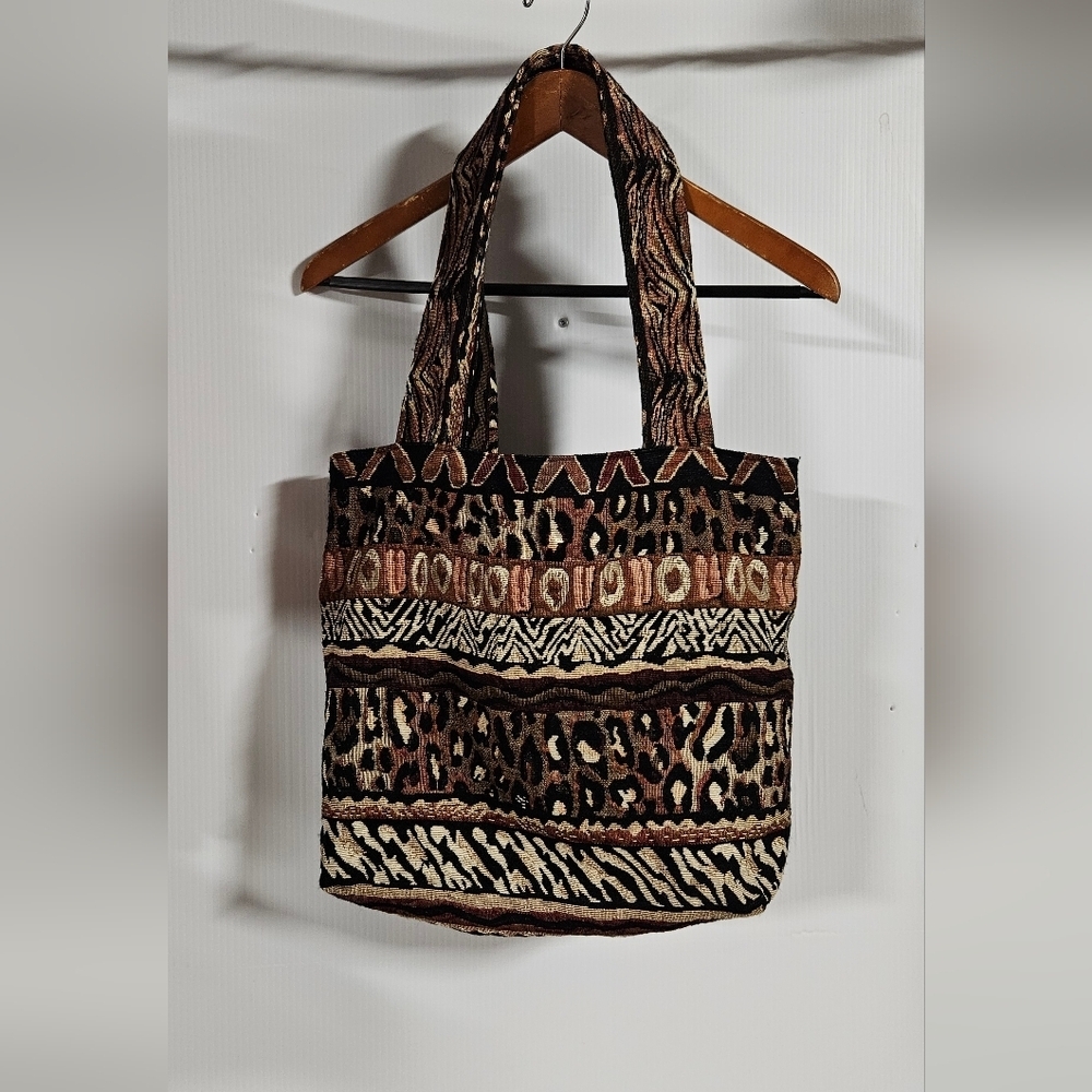Vintage Tapestry Shoulder Bag